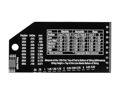 MusicNomad MN602 precisiemeter snaarhoogte
