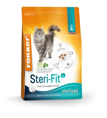 Fokker Steri-Fit kattenvoer 2 x 10 kg