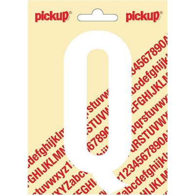 Plakletter Nobel Sticker witte letter Q wit Pickup - Pickup