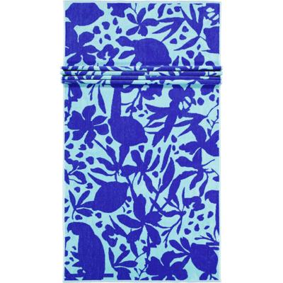 Cawö Cawo Beach Tropical Jacquard Strandlaken 80x180 aqua