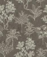 Galerie Zen Behang met getekende bomen motief - DWP0361-05 - thumbnail