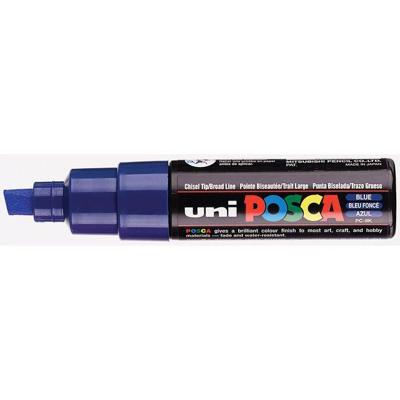 Paintmarker uni posca pc8k b schuin donkerblauw Paintmarker uni posca pc8k b schuin donkerblauw