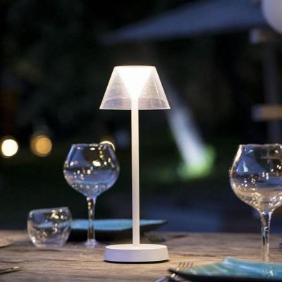 Snoerloze tafellamp - LUMISKY - BEVERLY WHITE - H34 cm - warm witte LED