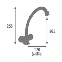 Edouard Rousseau - KONFORT Keukenmengkraan - Chroom - thumbnail