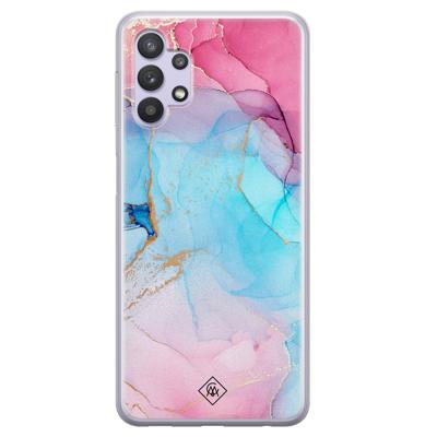 Samsung Galaxy A32 5G siliconen hoesje - Marble colorbomb