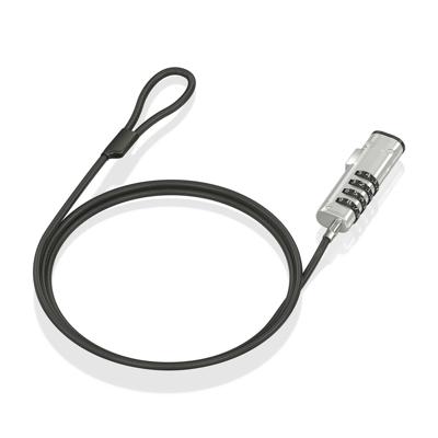 Veiligheidskabel Aisens ASLK-D50N05-BK 1,5 m - thumbnail