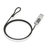 Veiligheidskabel Aisens ASLK-D50N05-BK 1,5 m - thumbnail