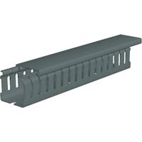 Weidmüller 2589390000 Kabelgoot (l x b x h) 2 m x 50 mm x 75 mm 12 stuk(s) Donkergrijs - thumbnail