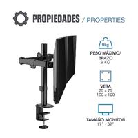 TV houder iggual IGG318287 17"-32" - thumbnail