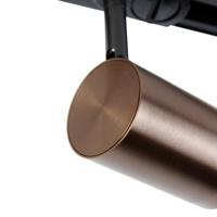 QAZQA Moderne 1-fase railspot donkerbrons - Iconic Jeana - thumbnail