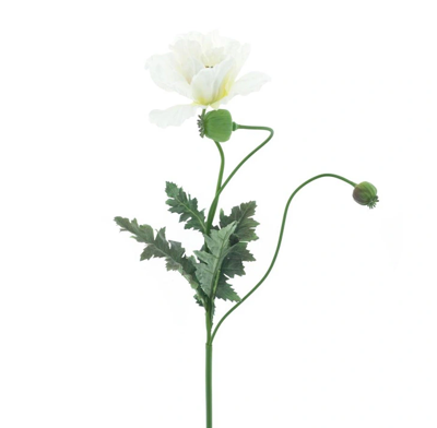 Poppy spray Casper cream 93 cm kunstbloem Erutan Avon - Erutan avon Poppy spray Casper cream 93 cm kunstbloem Erutan Avon - Erutan avon