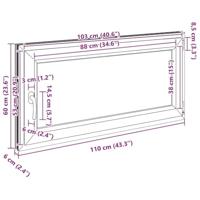 Kelderraam RISOR 120x60 cm draaikiep-draai DIN rechts antraciet - thumbnail