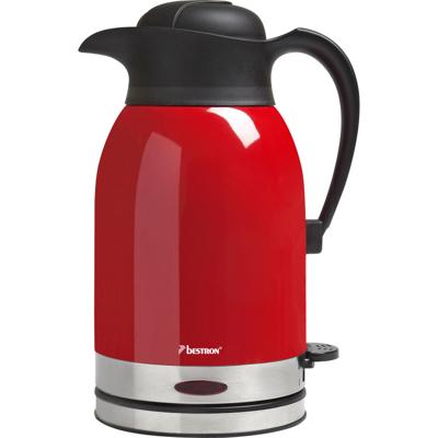 Bestron ATW1600 waterkoker 1,5 l Zwart, Rood 1600 W