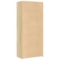 Hoge kast 80x42,5x185 cm bewerkt hout sonoma eikenkleurig - thumbnail