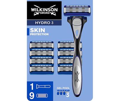 Wilkinson Wilkinson Hydro3 voordeelpak met Houder en 9 scheermesjes