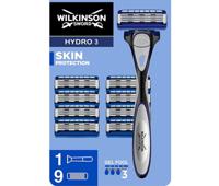 Wilkinson Wilkinson Hydro3 voordeelpak met Houder en 9 scheermesjes - thumbnail