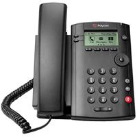 POLYCOM VVX 101 1-line Desktop Telefoon met enkele 10-100 Ethernet-poort PoE waar PSU - thumbnail