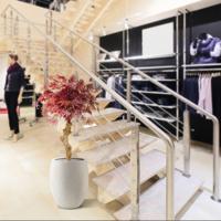 Acer Bonsai kunstboom op stam 85cm - burgundy - thumbnail