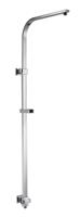 MONACO douchestang voor hoofddouche, chroom lengte: ca. 90-120 cm ½" (Ø ca. 1,9 cm) aansluiting omsteller (wissel van hoofddouche en handdouche) glijder voor douchestang garantie: 5 jaar - thumbnail
