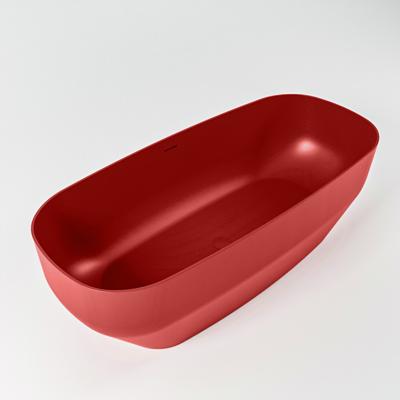 Vrijstaand Bad MONDIAZ STONE 170x75cm Kleur Fire / Fire Vrijstaand Bad MONDIAZ STONE 170x75cm Kleur Fire / Fire