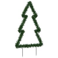 VidaXL Kerstverlichting kerstboom met grondpinnen 80 led&apos;s 60 cm - thumbnail