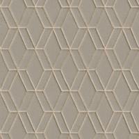 Dutch Wallcoverings Wallstitch/Bs1 Hexagonal Grey - Grijs - thumbnail