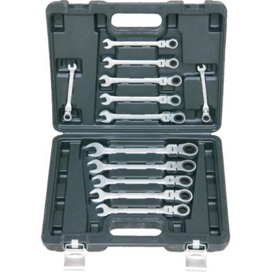 Hofftech Flex Ringratel - Steeksleutelset - 12 delig met Koffer