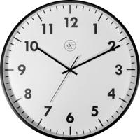 NeXtime NX-7317-V2 Wandklok NXT STIL UURWERK 40cm Kunststof Zwart, Witte Wijzerplaat - thumbnail