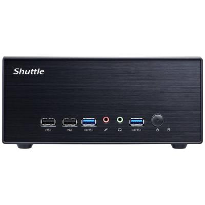Shuttle xh510g2 xpc slim pc barebone, intel h510, lga1200, 2x ddr4 (max.64gb) 2.5" bay, hdmi, dp