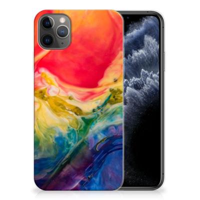 Smartphone hoesje Apple iPhone 11 Pro Max Watercolor Dark