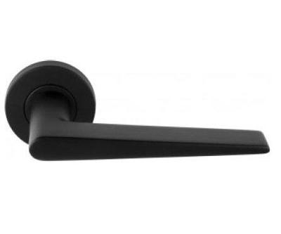 Formani Basics LB21H deurkruk geveerd op rozet - mat zwart