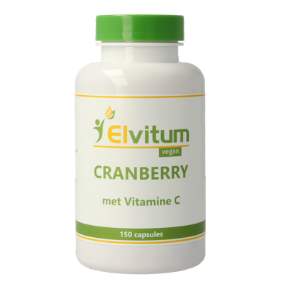 Elvitum Cranberry met Vitamine C Vegicaps