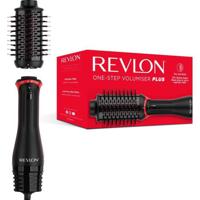 Revlon One-Step Volumiser Plus Warmeluchtborstel Zwart, Rood Met ionisering - thumbnail