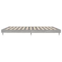 Bedframe bewerkt hout grijs sonoma eikenkleurig 140x200 cm - thumbnail