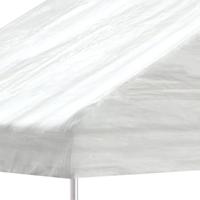 Paviljoen Prieel met dak 4,08x2,23x3,22 m polyetheen wit - thumbnail
