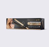 SAINT ALGUE 3963 - Demeliss GOLD stijltang - Keramische coating - Ultradunne zwevende platen - 150 tot 230 ° C - Zwart / Goud - thumbnail