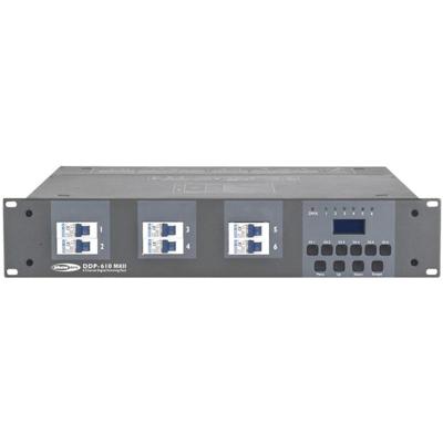 Showtec DDP-610M 6-kanaals digitaal dimmerpack harting Showtec DDP-610M 6-kanaals digitaal dimmerpack harting