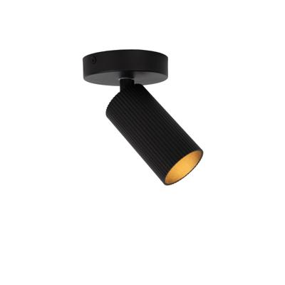 Lucide CLUBS - Plafondspot - 1xGU10 - Zwart