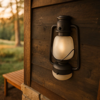 Muurlamp Chester Demi Antiek Zwart - thumbnail