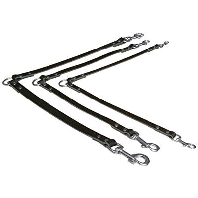 TRIXIE HONDENRIEM KOPPELLIJN BASIC LEER ZWART 30X1 CM