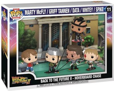 Back To The Future 2 Funko Pop! Moment Vinyl: Marty McFly / Griff Tannen / Data / Whitey / Spike - Hoverboard Chase