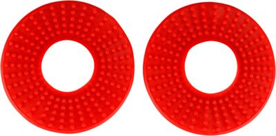 UFO PLAST Ufoplast rubber handvat "donuts rubber grip donuts red