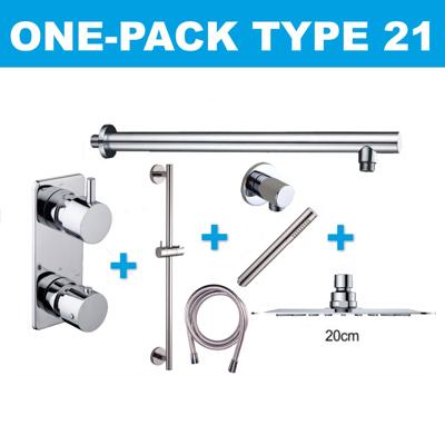 Wiesbaden one-pack inbouwthermostaatset type 21 Wiesbaden one-pack inbouwthermostaatset type 21