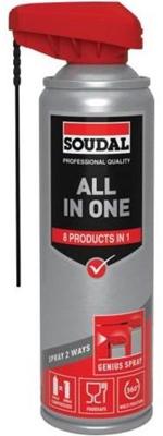 Soudal all in one genius spray | 300 ml - 134621 Soudal all in one genius spray | 300 ml - 134621
