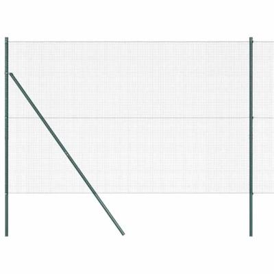 VidaXL Afrasteringspaal groen 10 x 1,5 m (16 x 16 mm gaas)