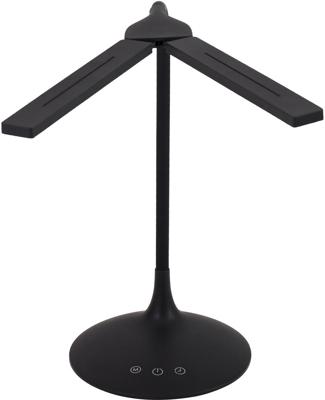 ALBA LED draadloze LED bureaulamp Twin, zwart