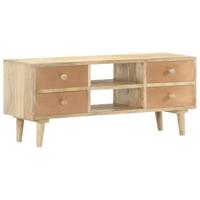 Tv-meubel 110x30x45 cm massief mangohout - thumbnail