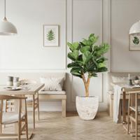 Lyrata Deluxe Y Kunstboom 130cm in pot - thumbnail