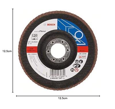 Bosch Accessories 2608607347 X551 Lamellenschijf Diameter 125 mm Boordiameter 22.33 mm Staal 1 stuk(s) Bosch Accessories 2608607347 X551 Lamellenschijf Diameter 125 mm Boordiameter 22.33 mm Staal 1 stuk(s)