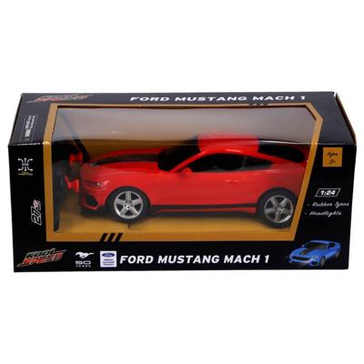 RC Ford Mustang Mach 1 1:24 + Licht Rood RC Ford Mustang Mach 1 1:24 + Licht Rood